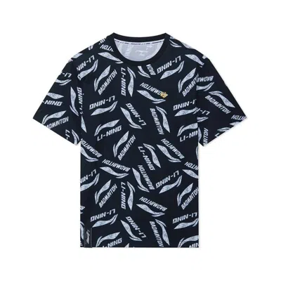 Li-ning All-over Print Quick-drying T-shirt 'black'