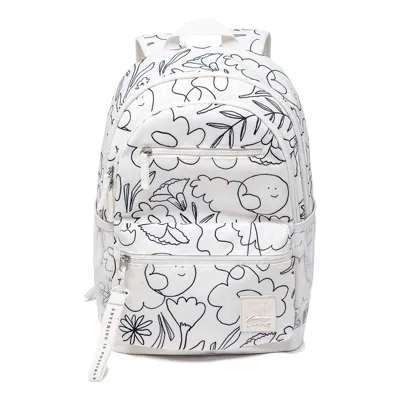 Li-ning Allover Print Sportstyle Backpack 'white' In Multi