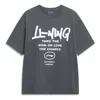 Li-ning Anything Is Possible Graffiti T-shirt 'smoke Grey' In Blue