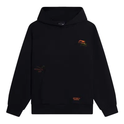 LI-NING LI-NING ANYTHING IS POSSIBLE GRAPHIC HOODIE 'BLACK'