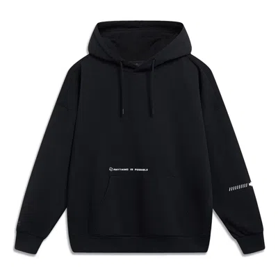 Li-ning Anything Is Possible Graphic Hoodie 'black'