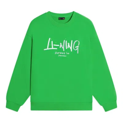 Li-ning Anything Is Possible Graphic Sweatshirt 'neon Green'