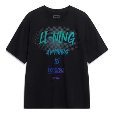 Li-ning Anything Is Possible Graphic T-shirt 'black'