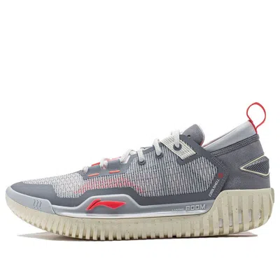 Li-ning Badfive 3 Low 'grey Orange' In Gray