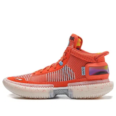 Li-ning Badfive 3 Ultra 'neon Orange' In Red