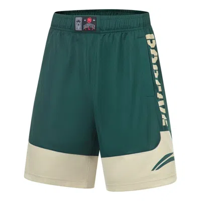 Li-ning Badfive Basketball Competition Shorts 'green Yellow'
