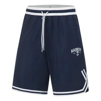 Li-ning Badfive Basketball Competition Shorts 'navy White' In Blue