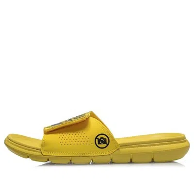 Li-ning Badfive Basketball Slides 'yellow'