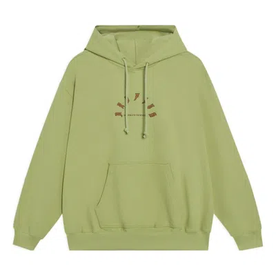 Li-ning Badfive Cartoon Graphic Hoodie 'moss Green'