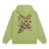 Li-ning Badfive Cartoon Graphic Hoodie 'moss Green'