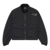 Li-ning Badfive Casual Stand Collar Loose Printing Jacket 'black'