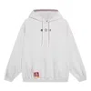 Li-ning Badfive Changan Boy Graphic Hoodie 'light Grey' In Neutral