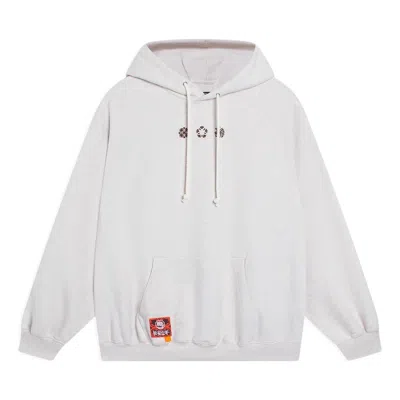 Li-ning Badfive Changan Boy Graphic Hoodie 'light Grey' In Neutral