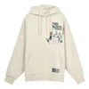 Li-ning Badfive Changan Boys Graphic Hoodie 'beige' In Neutral
