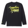 Li-ning Badfive Changan Boys Graphic Long Sleeve T-shirt 'black'