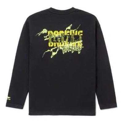 Li-ning Badfive Changan Boys Graphic Long Sleeve T-shirt 'black'