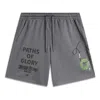 Li-ning Badfive Changan Boys Graphic Shorts 'smoke Grey' In Gray