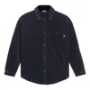 Li-ning Badfive Corduroy Loose Fit Jacket 'black' In Blue