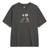 Li-ning Badfive Dream With Hoops Graphic T-shirt 'washed Black'