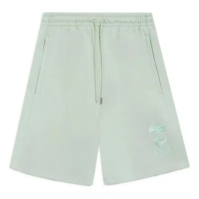 Li-ning Badfive Embroidered Logo Shorts 'light Green' In Blue
