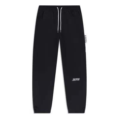 Li-ning Badfive Embroidered Logo Straight Pants 'black'