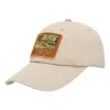 Li-ning Badfive Embroidery Logo Baseball Cap 'beige' In Orange
