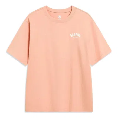 Li-ning Badfive Force A Turnover Graphic T-shirt 'light Orange' In Pink