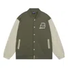 Li-ning Badfive Graphic Baseball Jacket 'army Green'