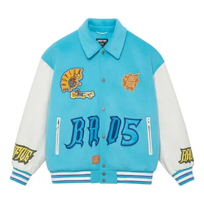 Li-ning Badfive Graphic Baseball Jacket 'blue White'
