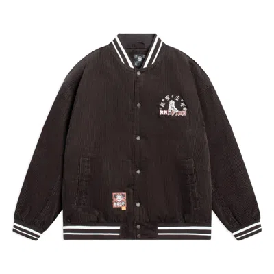 Li-ning Badfive Graphic Baseball Jacket 'dark Brown'
