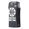Li-ning Badfive Graphic Basketball Jersey 'grey White' In Black