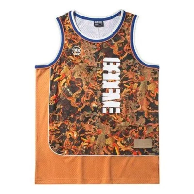 Li-ning Badfive Graphic Basketball Jersey 'orange Multi'