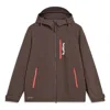 Li-ning Badfive Graphic Hooded Windbreaker 'brown'