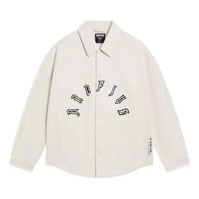Li-ning Badfive Graphic Jacket 'beige' In White