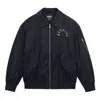 Li-ning Badfive Graphic Jacket 'black' In Blue