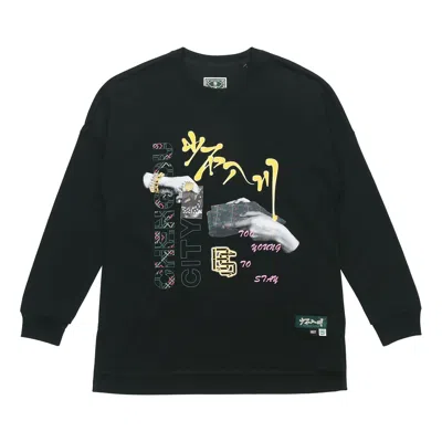 Li-ning Badfive Graphic Long Sleeve T-shirt 'black'