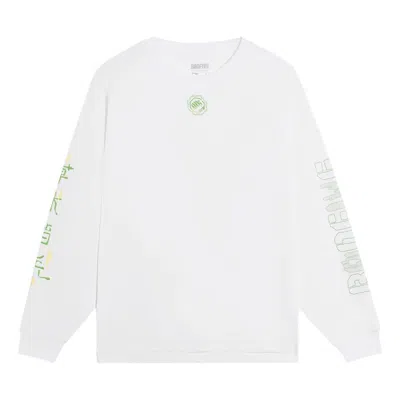 Li-ning Badfive Graphic Long Sleeve T-shirt 'white'
