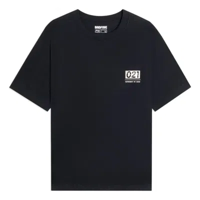 Li-ning Badfive Graphic Loose Fit T-shirt 'black White'