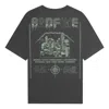 Li-ning Badfive Graphic Loose Fit T-shirt 'grey' In Black