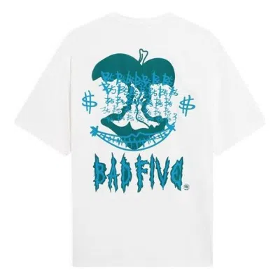 Li-ning Badfive Graphic Loose Fit T-shirt 'white Teal'