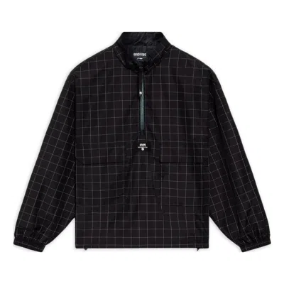 Li-ning Badfive Graphic Sports Half Zip Jacket 'black' In Blue