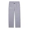 Li-ning Badfive Graphic Straight Sweatpants 'light Grey' In Blue