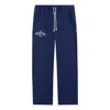 Li-ning Badfive Graphic Straight Sweatpants 'navy' In Blue
