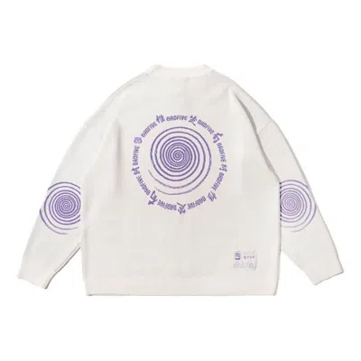 Li-ning Badfive Graphic Sweater 'white Purple'