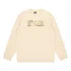 Li-ning Badfive Graphic Sweatshirt 'beige' In Neutral