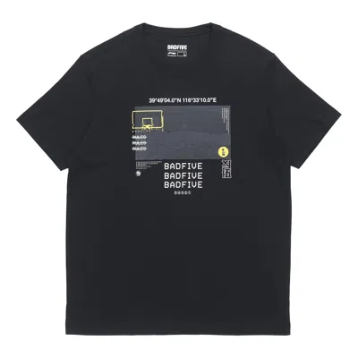 Li-ning Badfive Graphic T-shirt 'black'