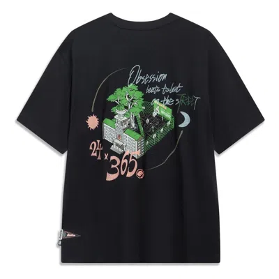 Li-ning Badfive Graphic T-shirt 'black'