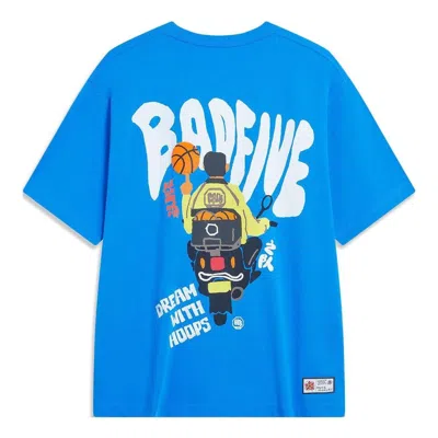 Li-ning Badfive Graphic T-shirt 'blue'
