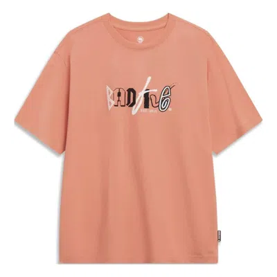 Li-ning Badfive Graphic T-shirt 'orange'