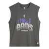 Li-ning Badfive Graphic Tank 'grey' In Gray